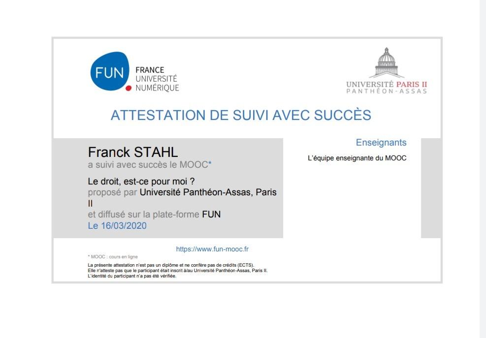 Mooc droit